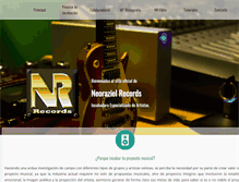 Tablet Screenshot of neorazielrecords.com